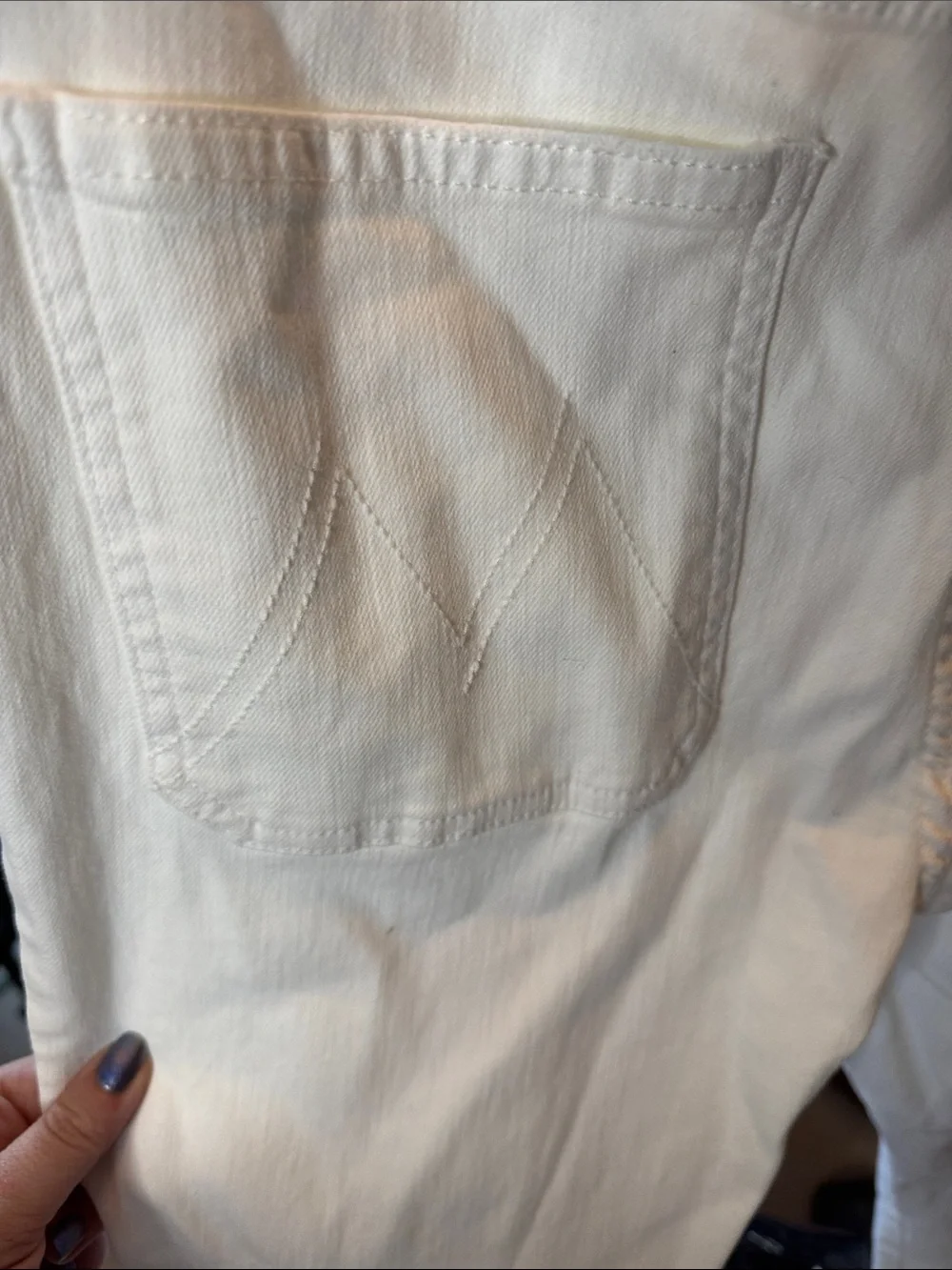 MOTHER High-Rise Cropped Jeans - Picture 5 of 6